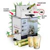 2HP HEAVY DUTY SUGARCANE JUICER MACHINE SS ROLLER WITH FULL SS BODY
