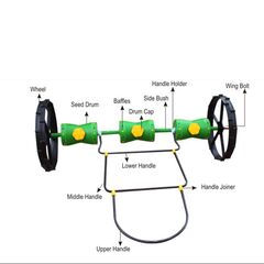 DIRECT PADDY SEEDER / 25 X 25 CM / 6 ROWS