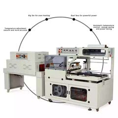 THERMAL SHRINKING PACKAGING MACHINE WITH GLASS WINDOW