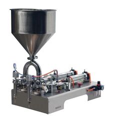 DOUBLE HEAD PASTE FILLING MACHINE 10 TO 100 ML