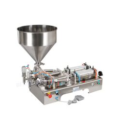 DOUBLE HEAD PASTE FILLING MACHINE 100 TO 1000 ML