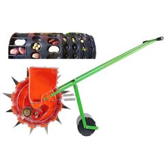 MANUAL SEED DRILL WITH SINGLE BARREL