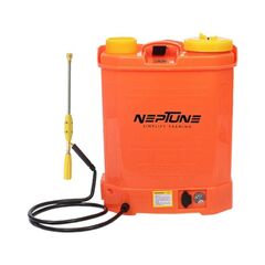 NEPTUNE BATTERY OPERATED DOUBLE PUMP KNAPSACK SPRAYER 16 L