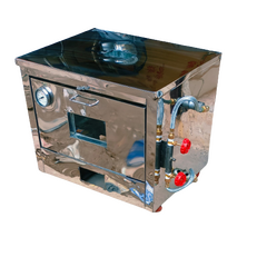 STAINLESS STEEL GAS OPERATED PIZZA OVEN, 18X18 INCH