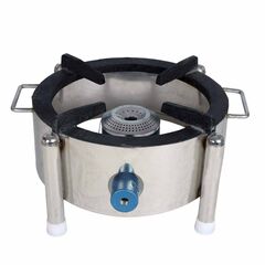 STAINLESS STEEL ROUND BHATTI,12 INCH