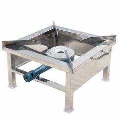 STAINLESS STEEL SQUARE BHATTI (18X18)