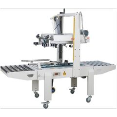 SEMI-AUTOMATIC CARTOON SEALER MACHINER, TOP & BOTTOM BELT