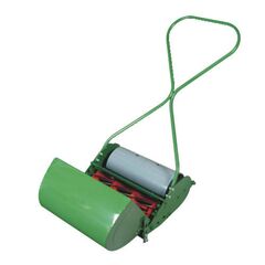 MANUAL LAWN MOWER WITH ROLLERS, 14 INCHES