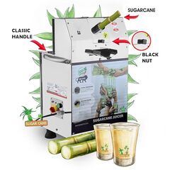 2HP HEAVY DUTY SUGARCANE JUICER MACHINE SS ROLLER WITH FULL SS BODY