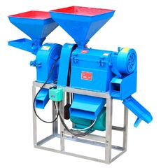 COMBINED RICE MILL WITH PULVERIZER WITH 5HP MOTOR 250 KG/HR OUTPUT THREE PHASE