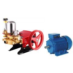 HEAVY DUTY 3 PISTON HTP 22 PUMP SET WITH 2 HP COPPER MOTOR