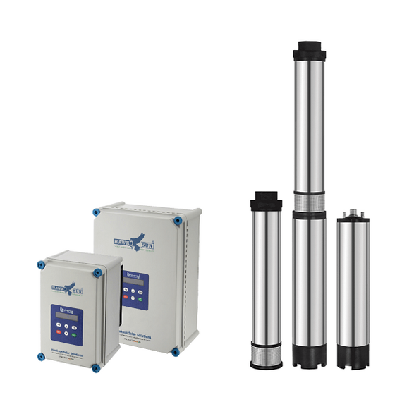 HAWKSUN SOLAR WATER PUMP 3 HP E4X-DSP-30120