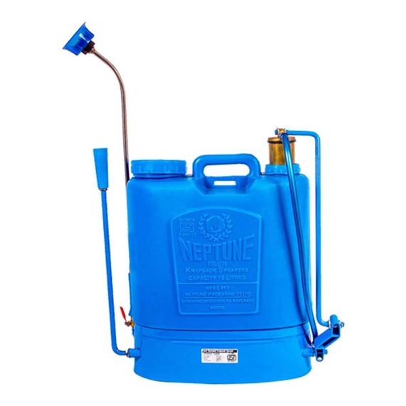 NEPTUNE HAND OPERATED KNAPSACK SPRAYER WITH 2 NOZZLE SET (HDPE TANK), 16 LITERS