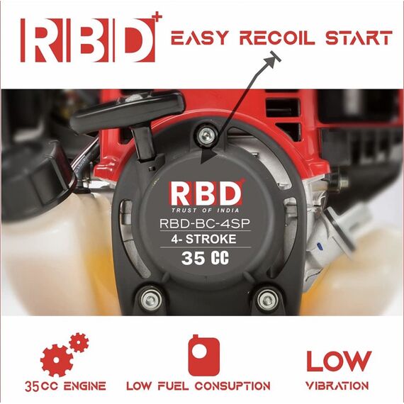 RBD 50 CC 4 STROKE SIDE PACK BRUSH CUTTER MACHINE