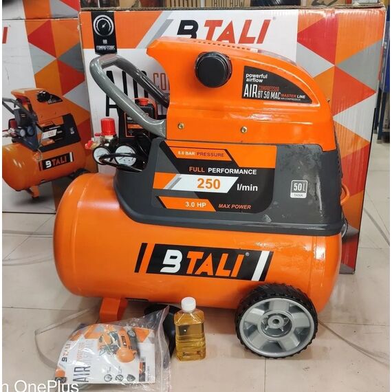 BTALI 3HP AIR COMPRESSOR 50LITRE