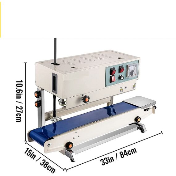 BAND SEALER SS VERTICAL WITH STAND