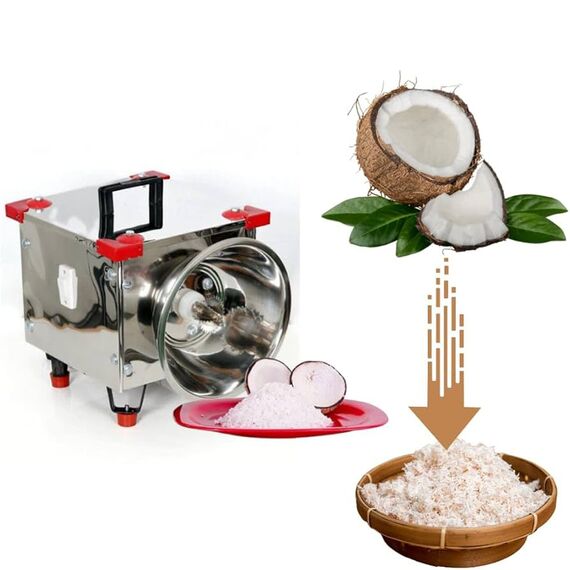 BIG SIZE COCONUT SCRAPER MACHINE WITH 0.25HP MOTOR