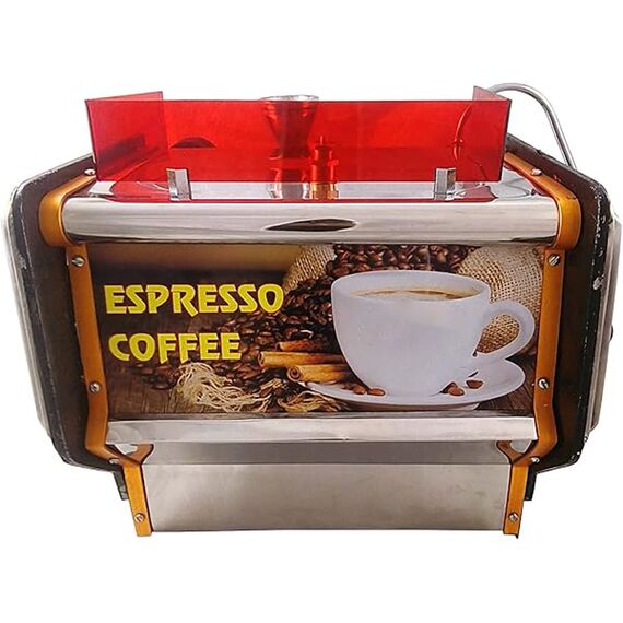 24 INCH ESPRESSO COFFEE MACHINE WITH AUTOCUT ELECTRIC AND GAS OPERATED