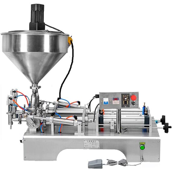 DOUBLE HEAD PASTE FILLING MACHINE 10 TO 100 ML
