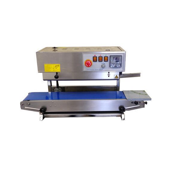 CONTINUOUS BAND SEALER AVERAGE QUALITY, SS VERTICAL