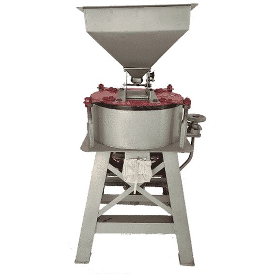 16 INCH STONE TYPE FLOUR MILL HORIZONTAL WITH 3 HP MOTOR