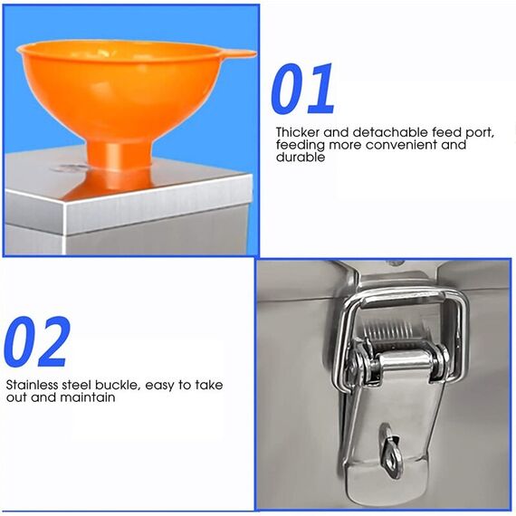 AUTOMATIC GARLIC PEELER MACHINE 0.25HP