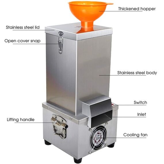 AUTOMATIC GARLIC PEELER MACHINE 0.25HP