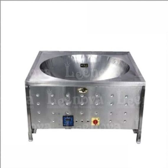 STAINLESS STEEL 25 LTR TABLE TOP ELECTRIC KADAI, 28 INCH