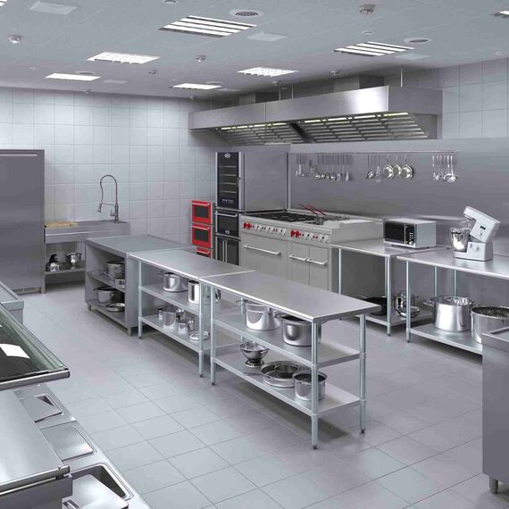 STAINLESS STEEL KITCHEN WORK TABLE (36=800)