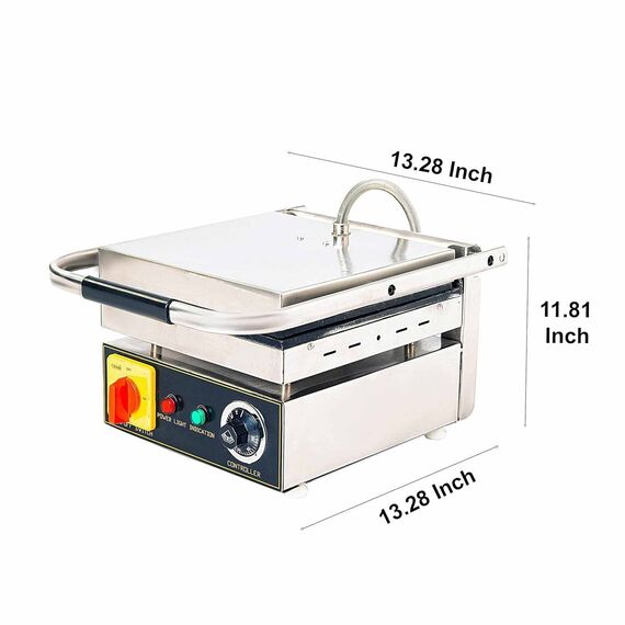 STAINLESS STEEL SINGLE SANDWICH GRILLER, 4 PCS