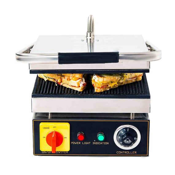 STAINLESS STEEL SINGLE SANDWICH GRILLER, 4 PCS