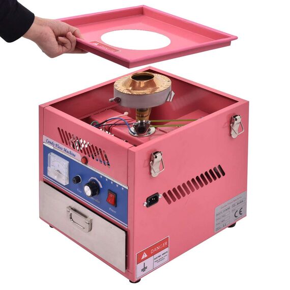 COMMERCIAL ELECTRIC COTTON CANDY MAKER MACHINE WITH 0.75 HP MOTOR