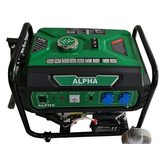 ALPHA 3KVA A3600 PORTABLE PETROL GENERATOR