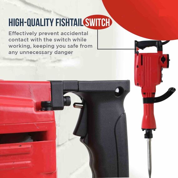 ELECTRIC DEMOLITION HAMMER MACHINE 1250W