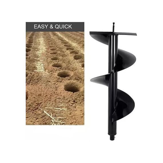 4" INCH EARTH AUGER DRILL BIT