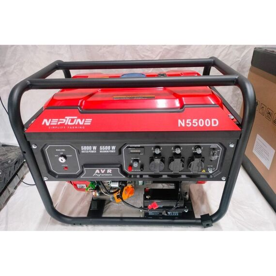 NEPTUNE N5500D HEAVY DUTY PETROL GENERATOR 5.5KVA SELF START