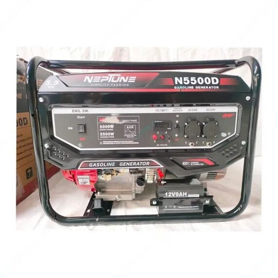 NEPTUNE N5500D HEAVY DUTY PETROL GENERATOR 5.5KVA SELF START