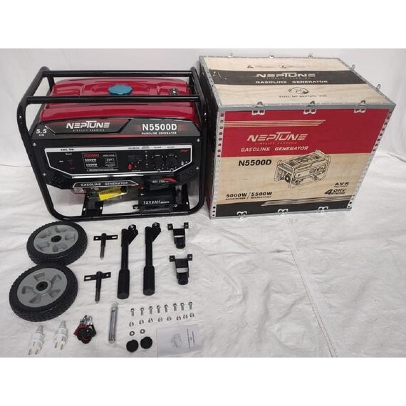 NEPTUNE N5500D HEAVY DUTY PETROL GENERATOR 5.5KVA SELF START