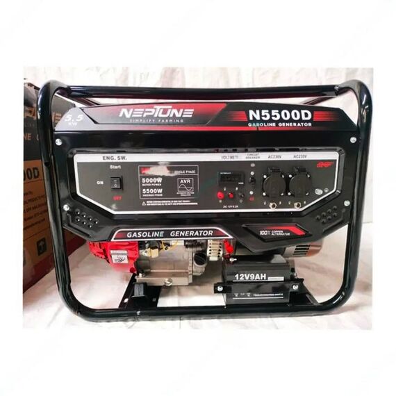NEPTUNE N5500D HEAVY DUTY PETROL GENERATOR 5.5KVA SELF START