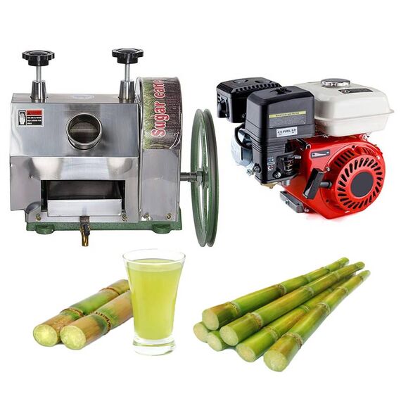 HEAVY DUTY SUGARCANE JUICER MACHINE WITH 6.5HP PETROL ENGINE