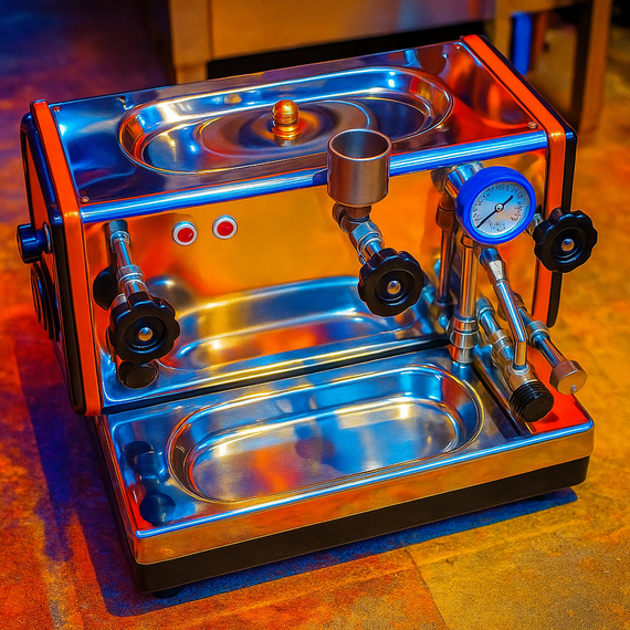 18 INCH ELECTRIC AND GAS COFFEE MACHINE WITH AUTO CUT