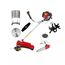KISTON 4 STROKE BRUSH CUTTER, 139F, 35 CC, SIDEPACK WITH ATTACHMENT