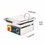 STAINLESS STEEL SINGLE SANDWICH GRILLER, 4 PCS
