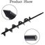 4" INCH EARTH AUGER DRILL BIT