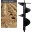 4" INCH EARTH AUGER DRILL BIT